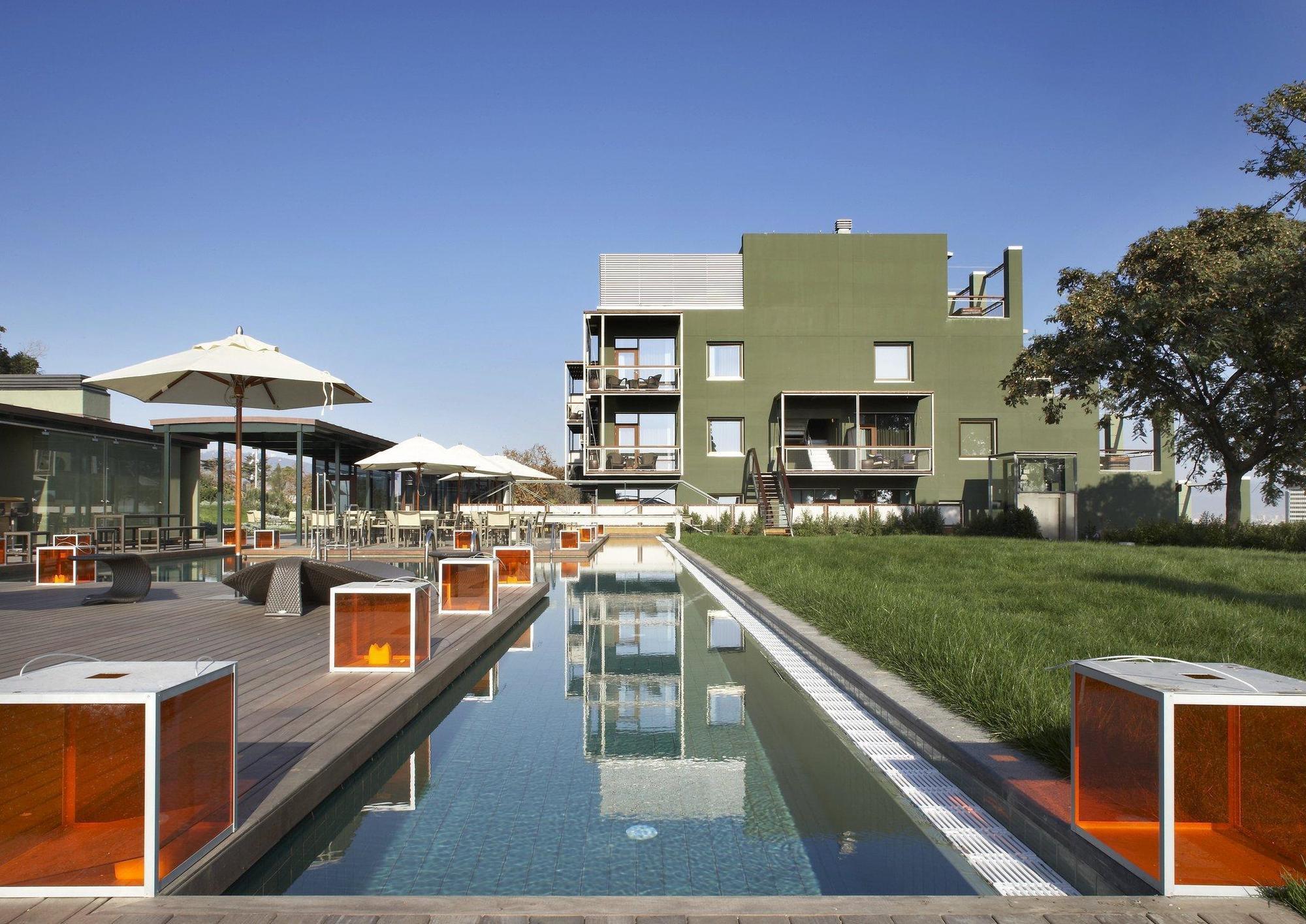 Hotel Miramar Barcelona Gl Екстериор снимка The hotel's pool
